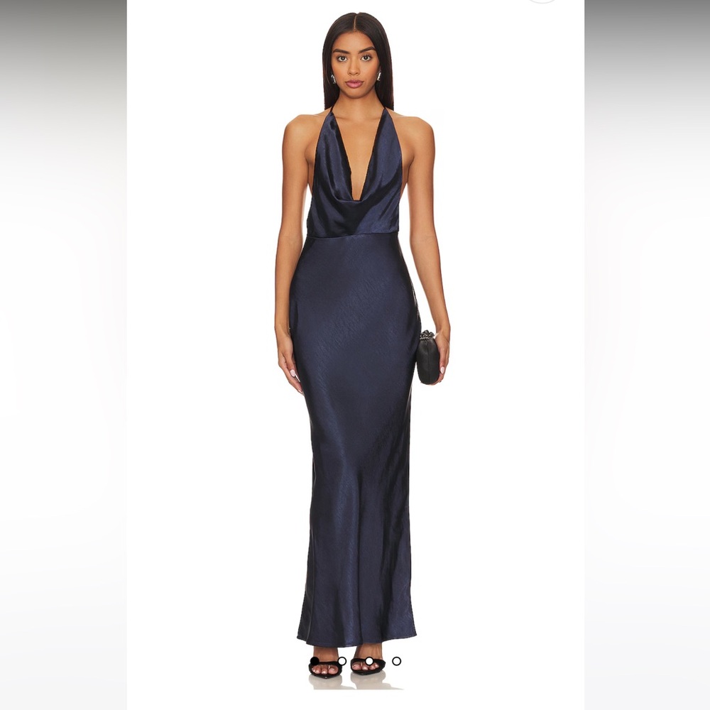Runaway the Label Posey Maxi Dress in Navy